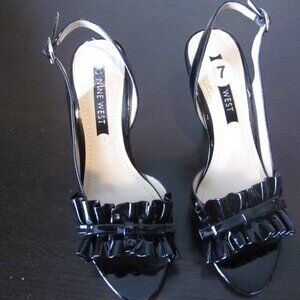 NINE WEST BLACK SHOES SIZE 7M
